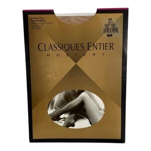 Classiques Entier Control Top Sheer Hosiery Style 6580 Classic Honey Size A NIB
